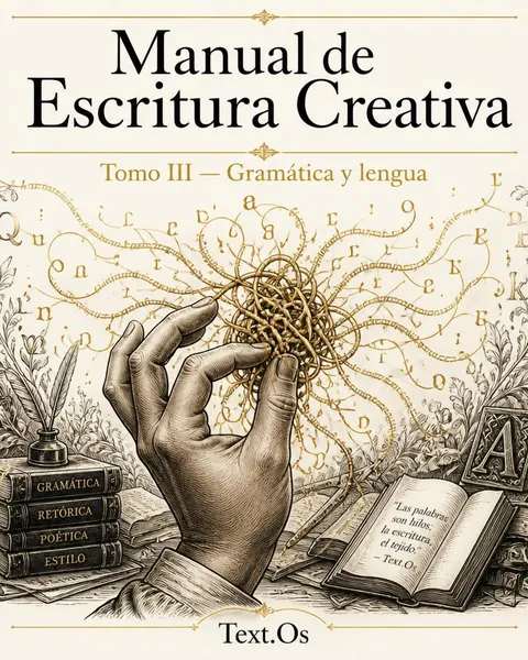 Tapa de Manual de Escritura Creativa, Tomo III — Gramática y lengua